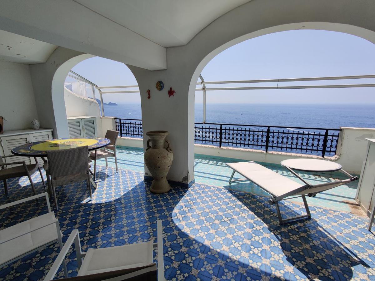 Apartamento Casa La Scogliera Praiano Exterior foto