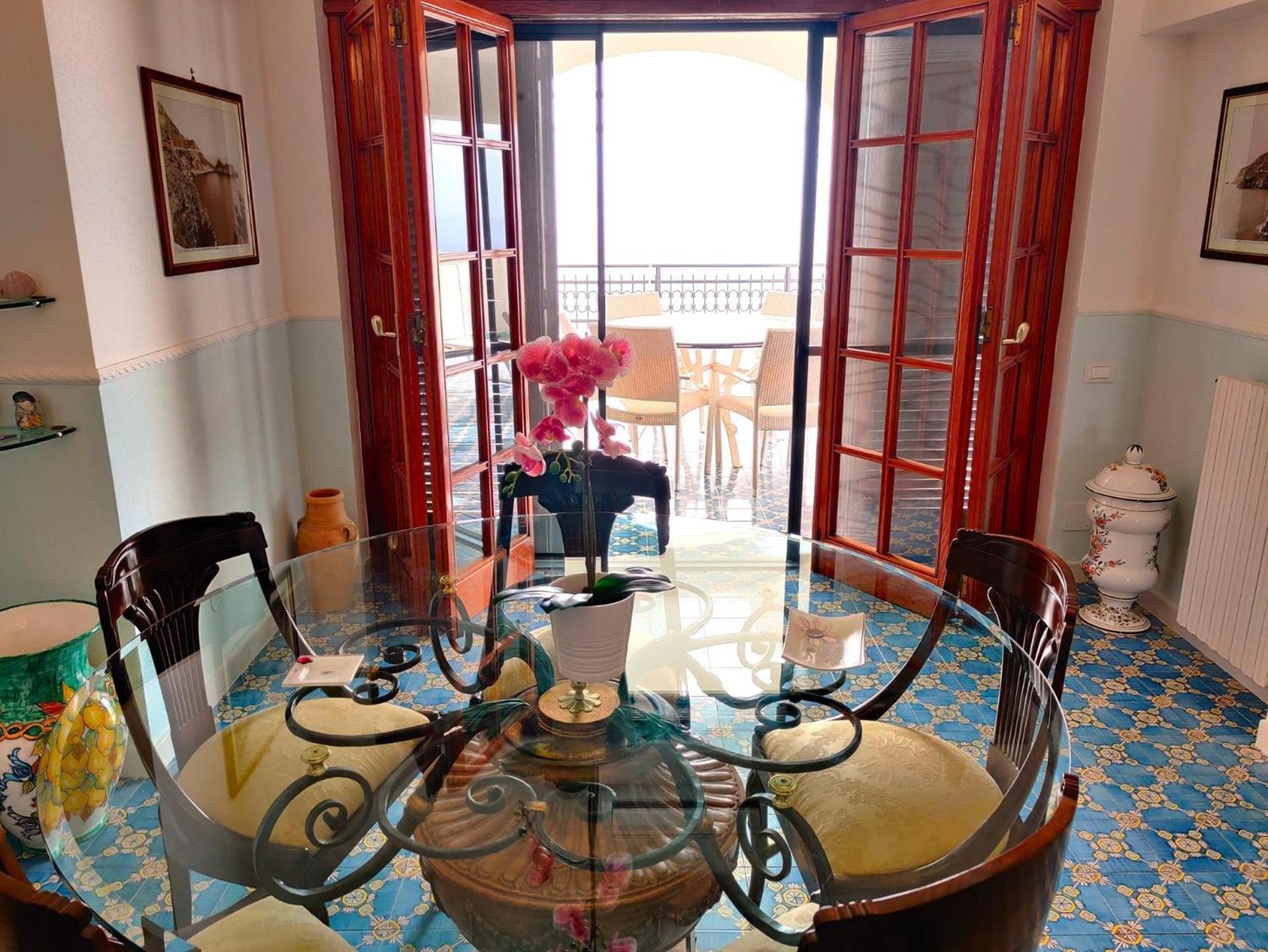 Apartamento Casa La Scogliera Praiano Exterior foto